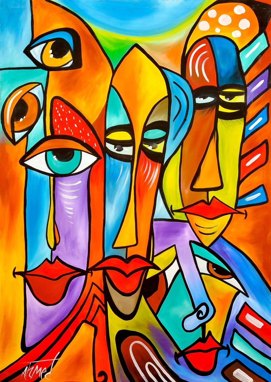 ENJOY Tváře Bico 1000 dílků