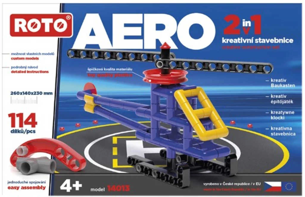 EFKO ROTO 2v1 Vrtulník, 114 dílků