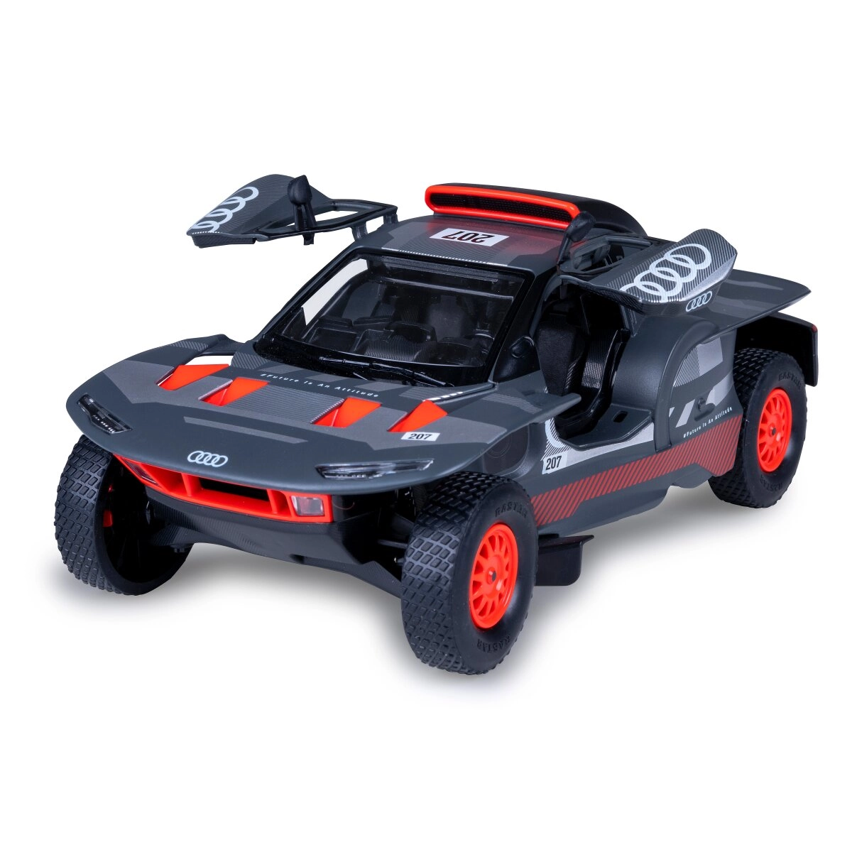 Sběratelský kovový model Audi RS Q e-tron 1:24 šedý