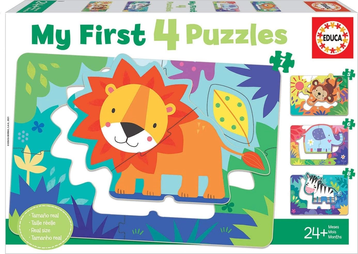 Moje první puzzle zvířátka z divočiny