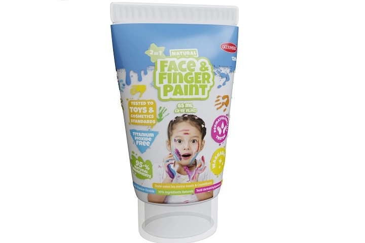 Boti Natural bílá přírodní barva na prsty a obličej 65 ml