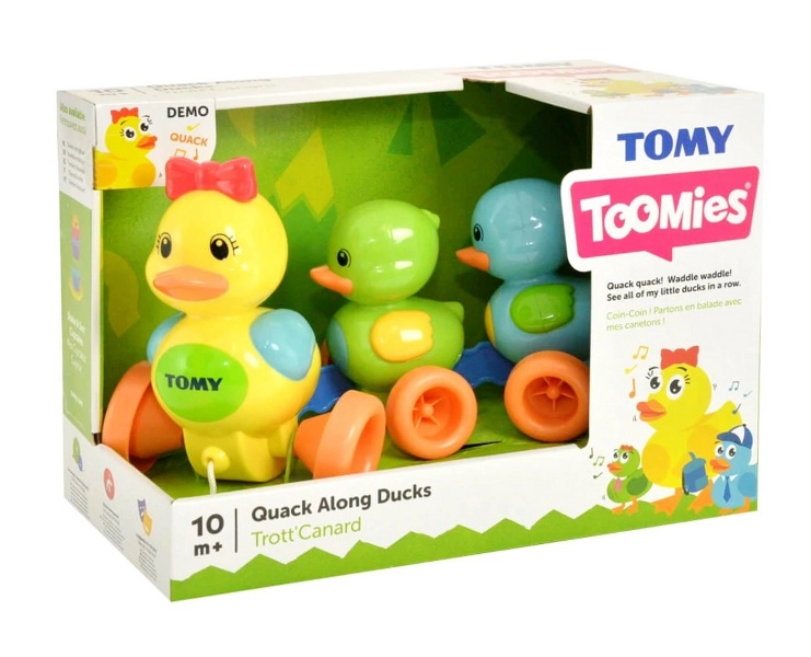 Tomy tahací kachničky na provázku