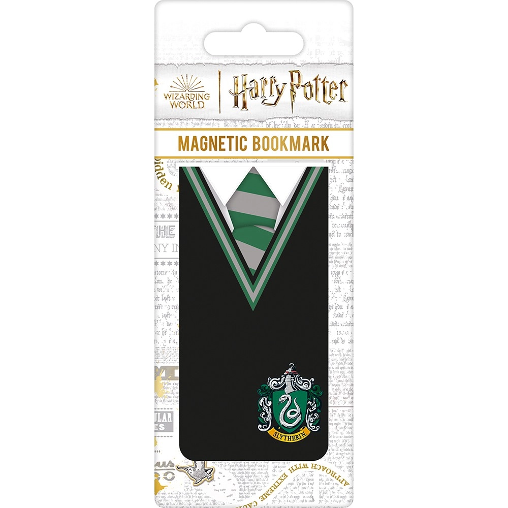 Magnetická záložka Harry Potter - Uniforma Slizolinu