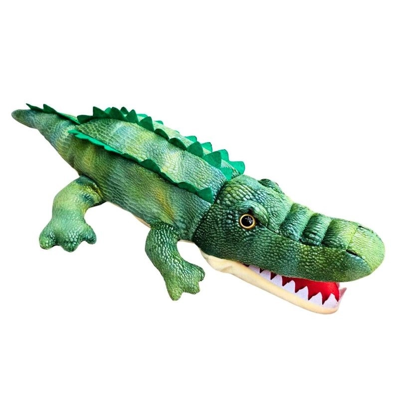 Plyšová maňásková hračka krokodýl Berny