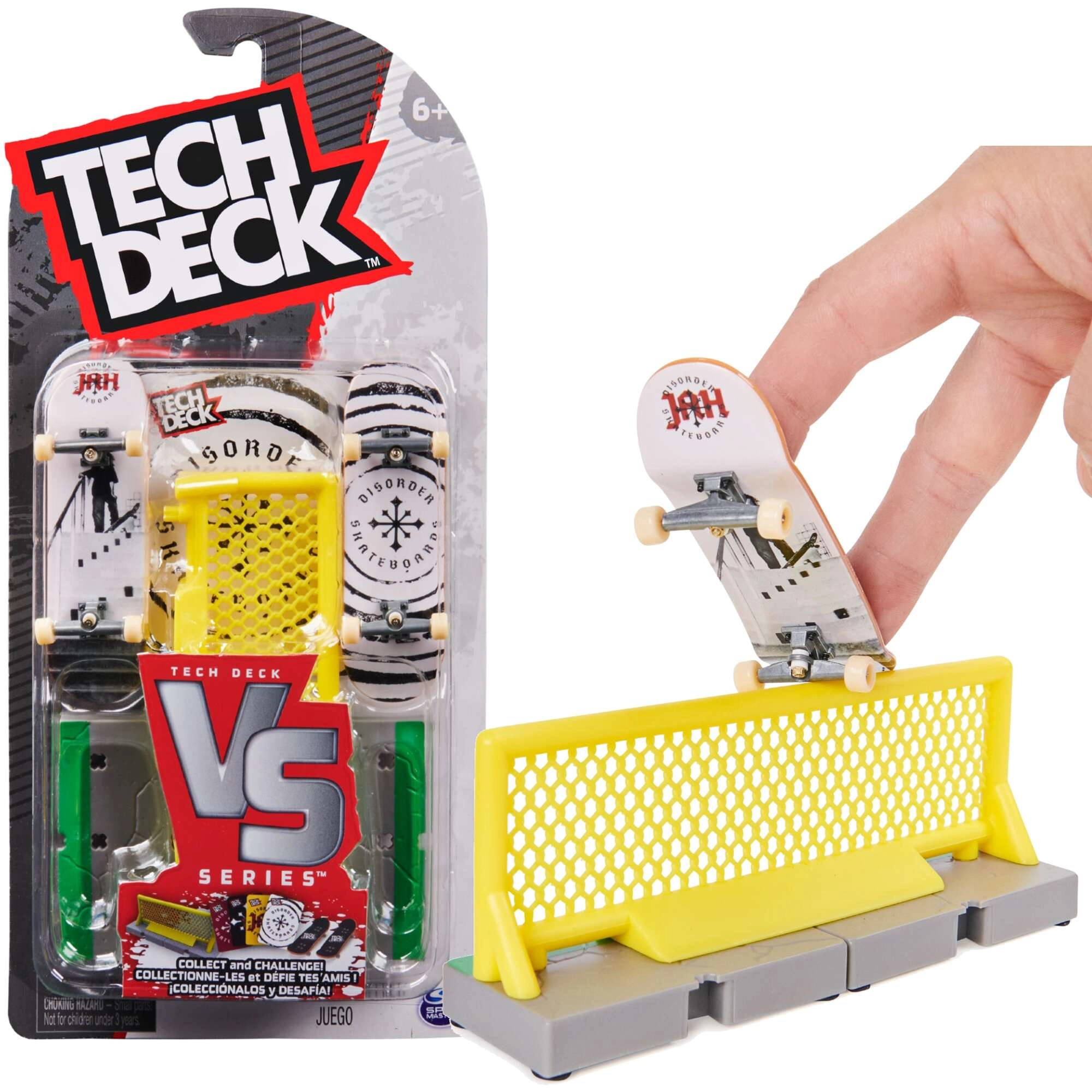 Fingerboard set TECH DECK VS Series Disorder – 2 ks s překážkou