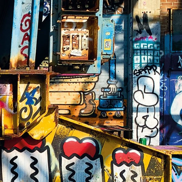 Čtvercové puzzle CURIOSI Amsterdam – vzor IV, 80 dílků