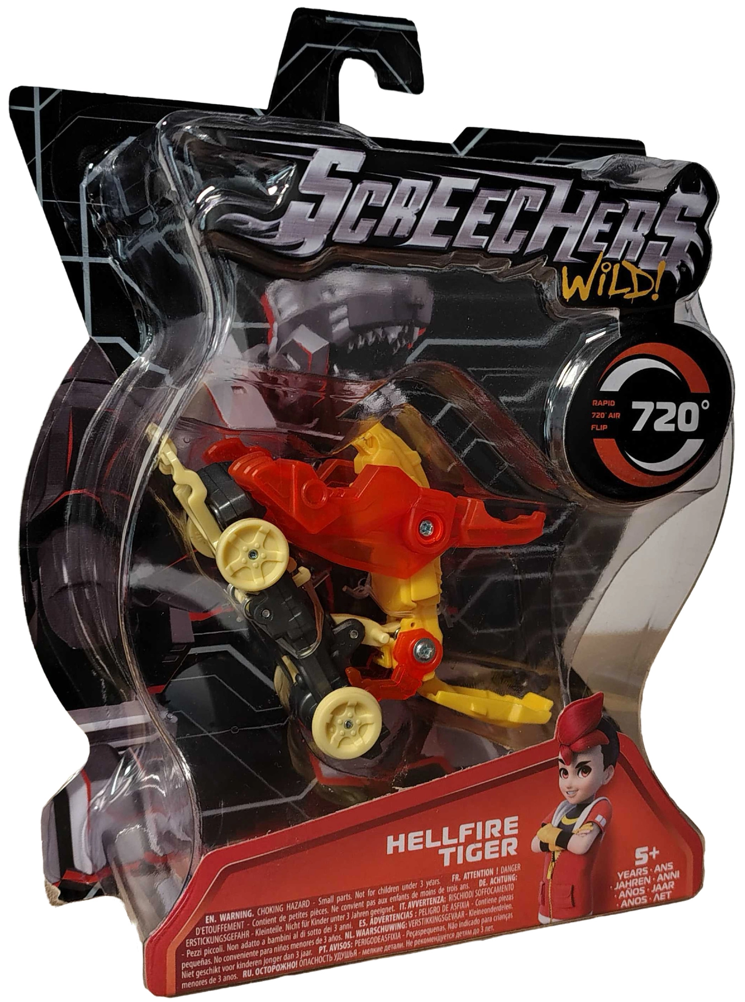 Screechers Wild! transformující vůz Hellfire Tiger – Pekelný Tygr