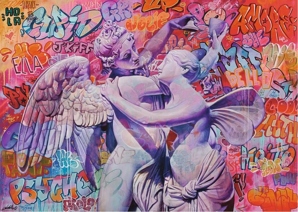 RAVENSBURGER Amor a Psýché 1000 dílků