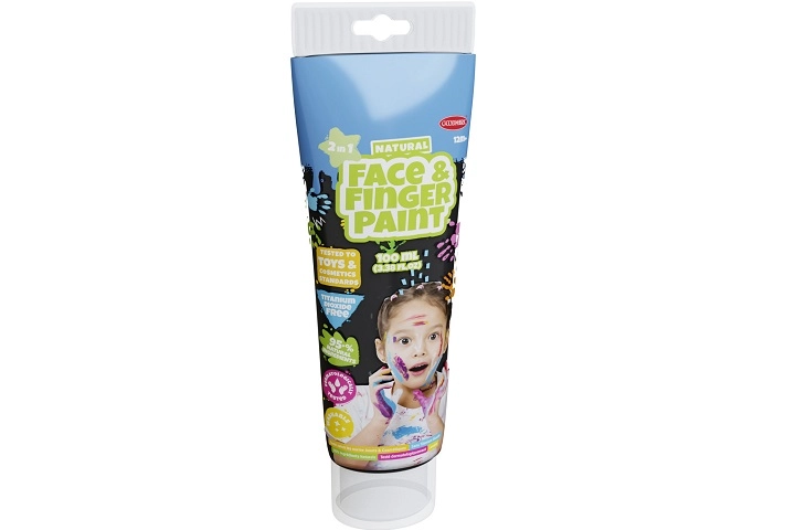 Boti Natural černá barva na malování prsty a obličej 100 ml