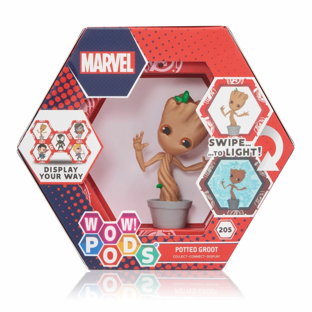 Levně Wow Pod marvel groot květináč se světelným senzorem