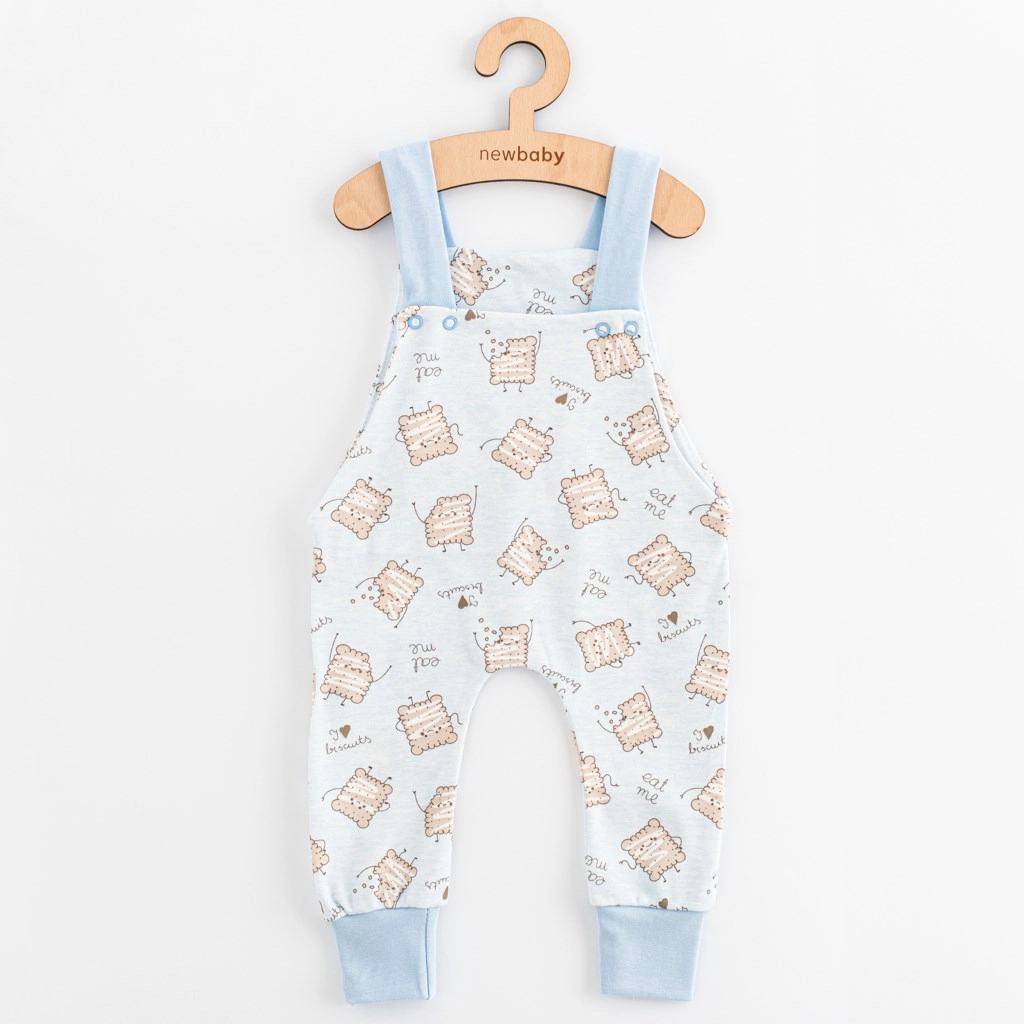 Dětské bavlněné lacláčky NEW BABY Biscuits modré