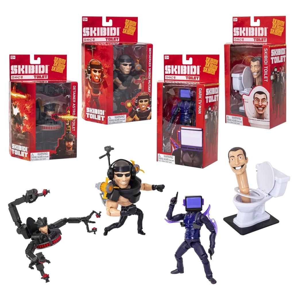 Skibidi Toilet deluxe figurka série 2 (náhodný výběr)