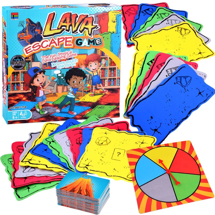 Stolní hra Podlaha je láva – skákej, soutěž a nedotkni se lávy
