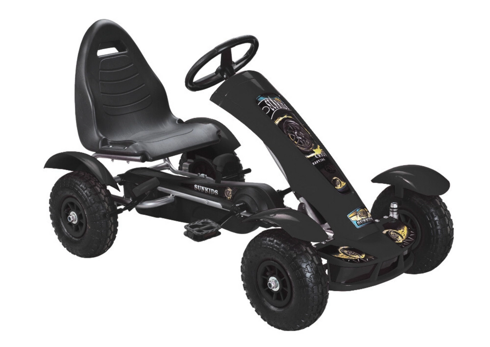 Gokart na pedály černý