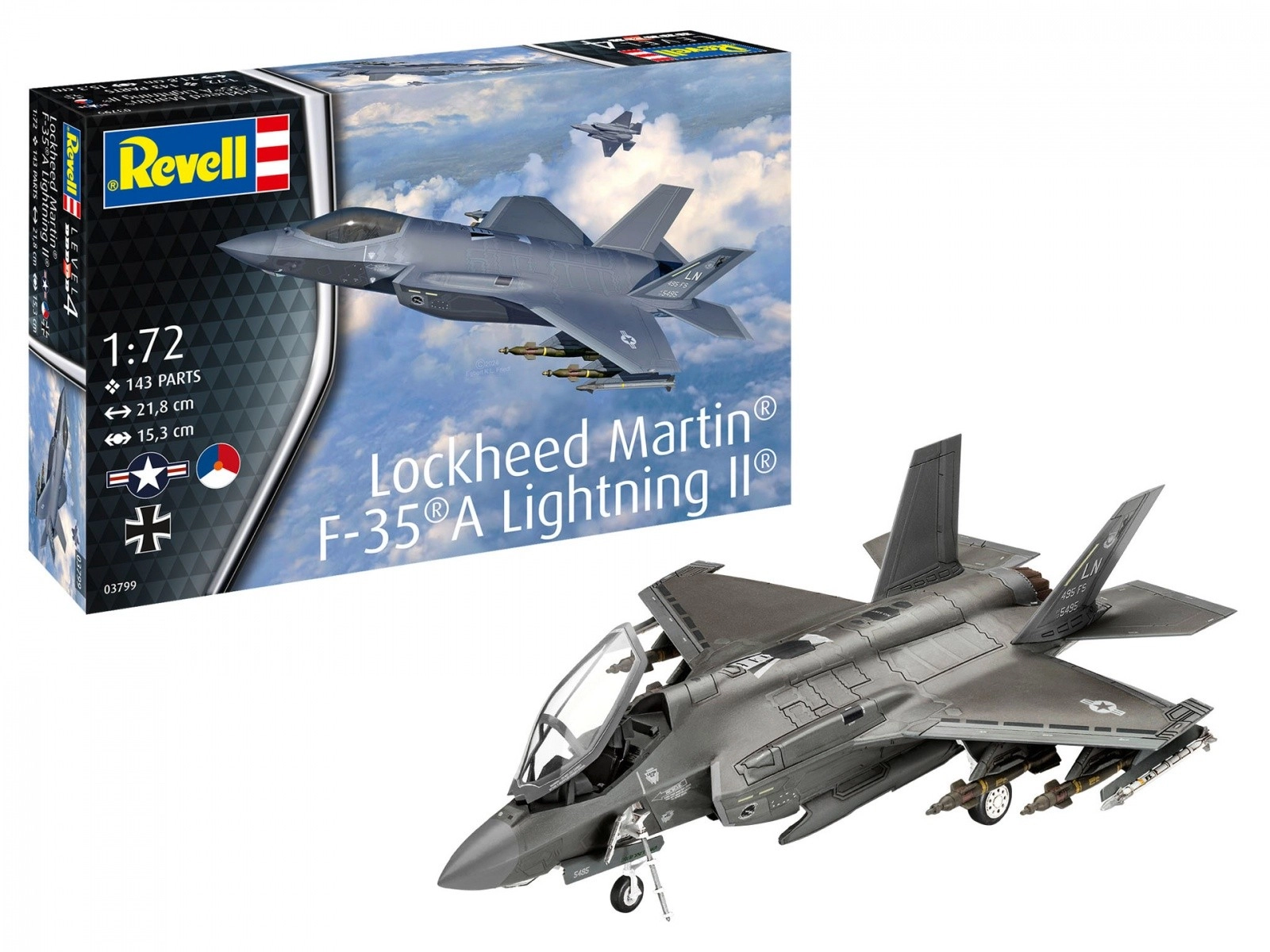 Model letadla Lockheed Martin F-35A Lightning II 1/72
