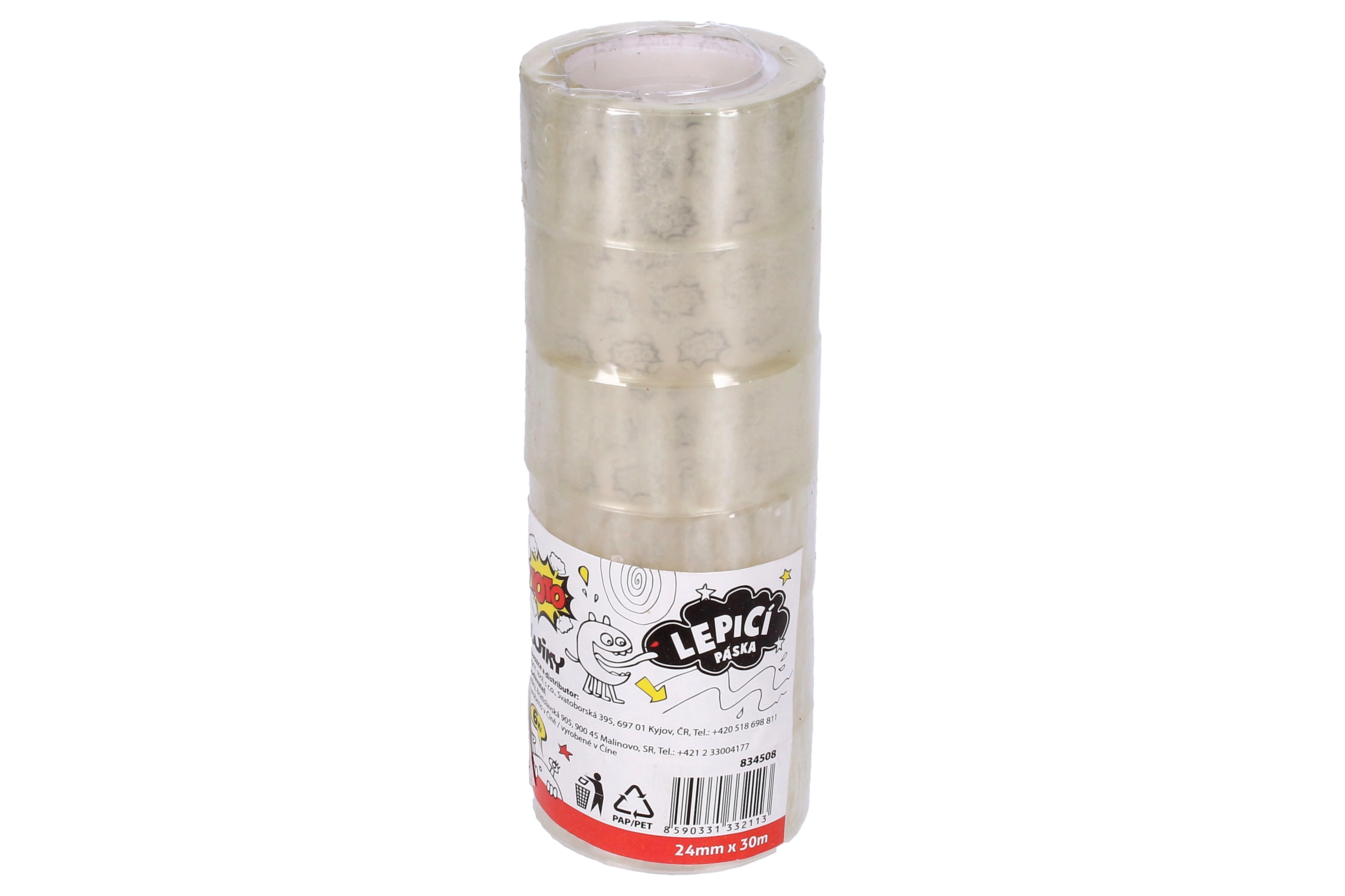 Levně TOTO Lepící páska 24mm x 30m průhledná