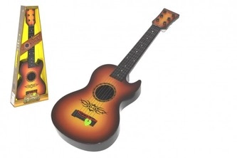 Dudlu Kytara gospel klasická dětská s trsátkem 59cm 2 druhy v krabici plast