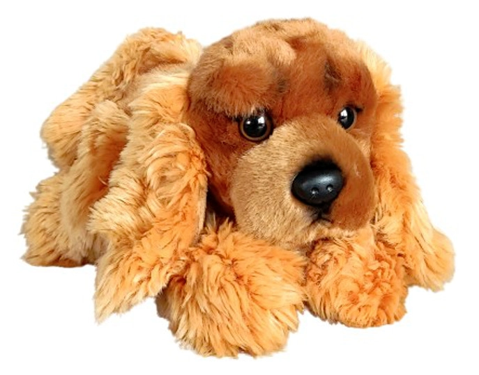 Plyšový ležící španěl 30 cm