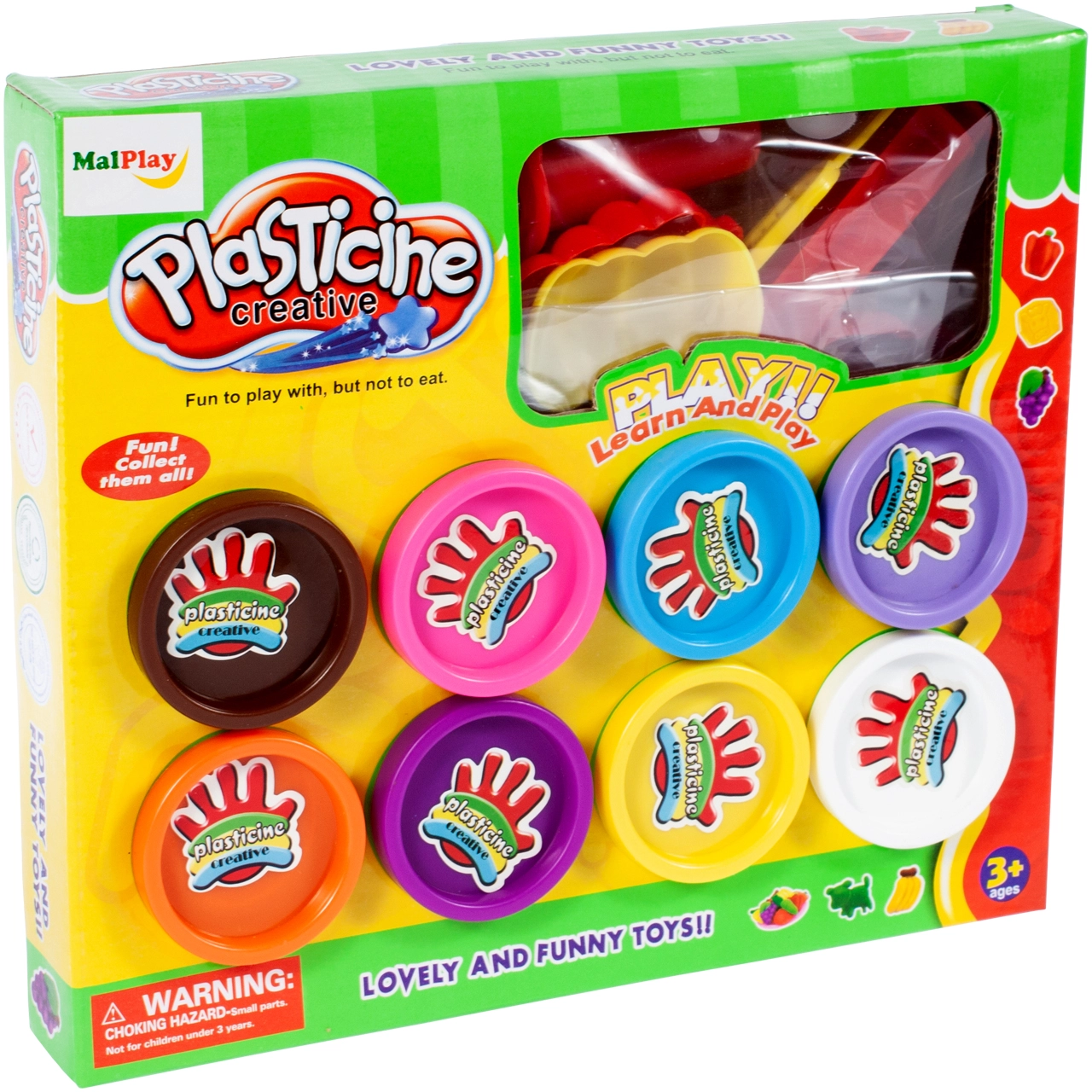 Modelovací hmota – sada 8 kelímků a formiček