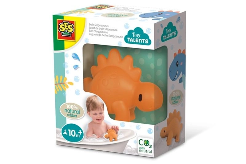 SES koupací hračka stegosaurus z 100% přírodního kaučuku