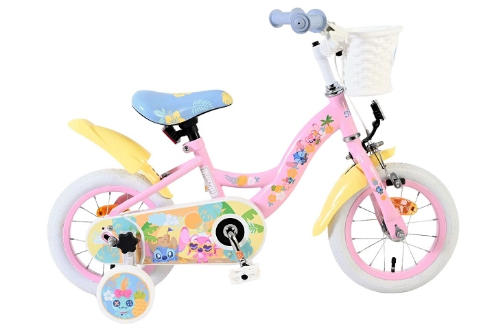 Dětské kolo Stitch 12″ růžové
