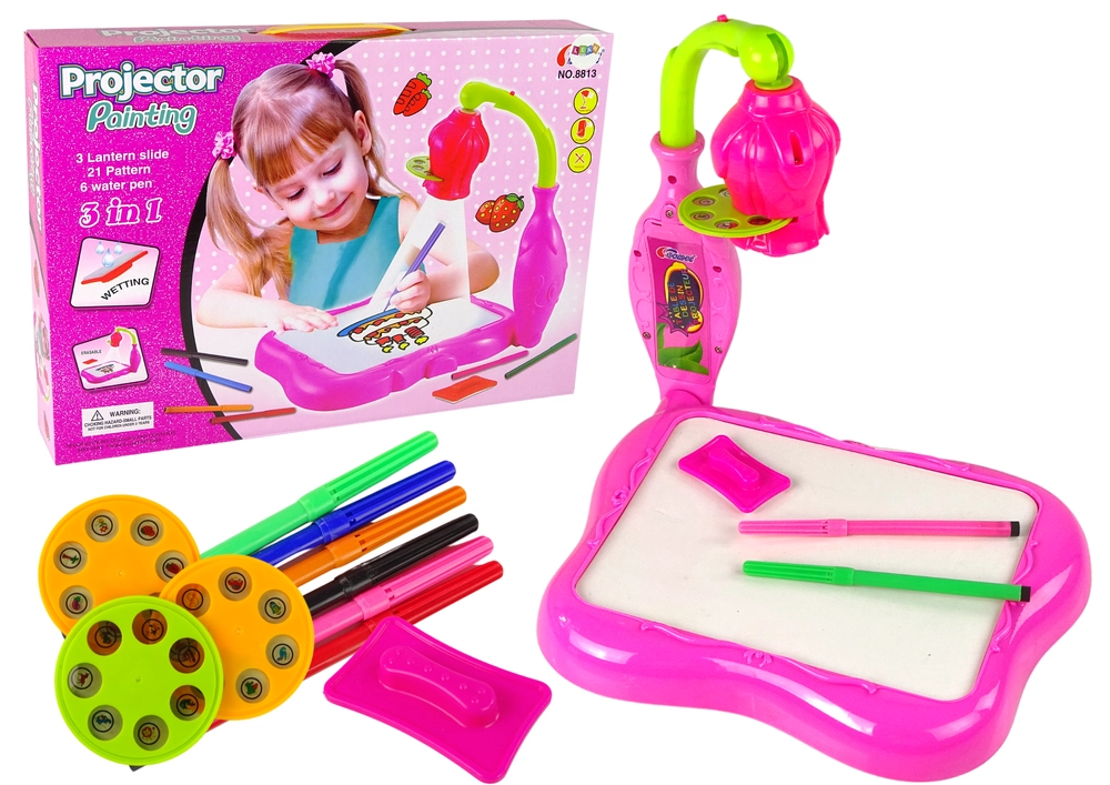 Květinový projektor na kreslení