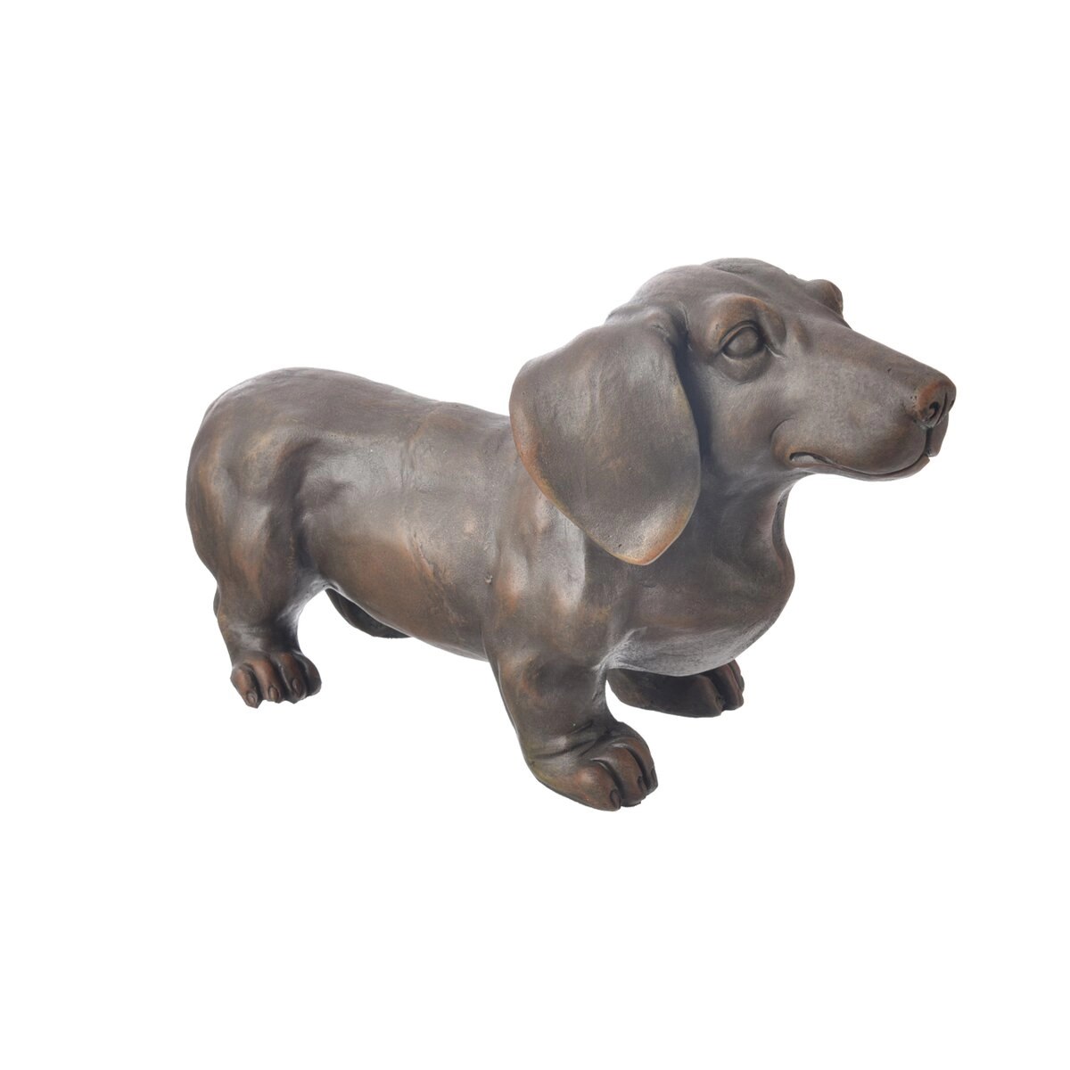 Keramická figurka Jezevčík hnědý 43 cm