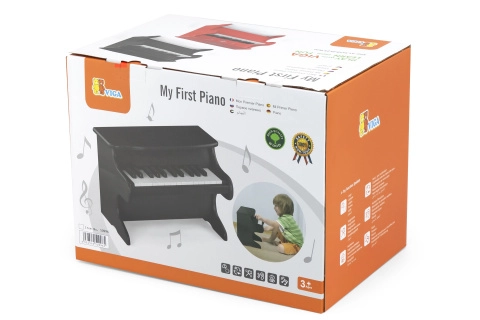 Dřevěné dětské piano s klávesami