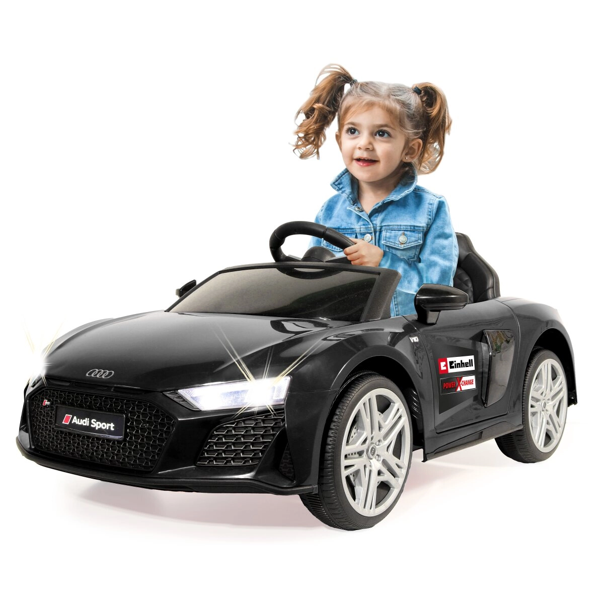 Dětské elektrické auto Audi R8 černé 18 V Einhell Power X-Change
