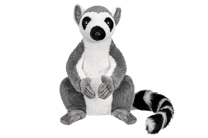 Plyšový lemur sedící 20 cm
