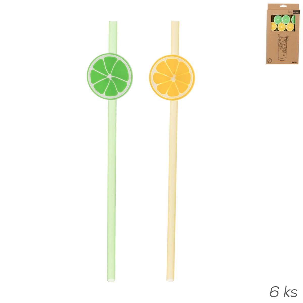LIMEPOP Nápojové brčko opakované použití 6 ks