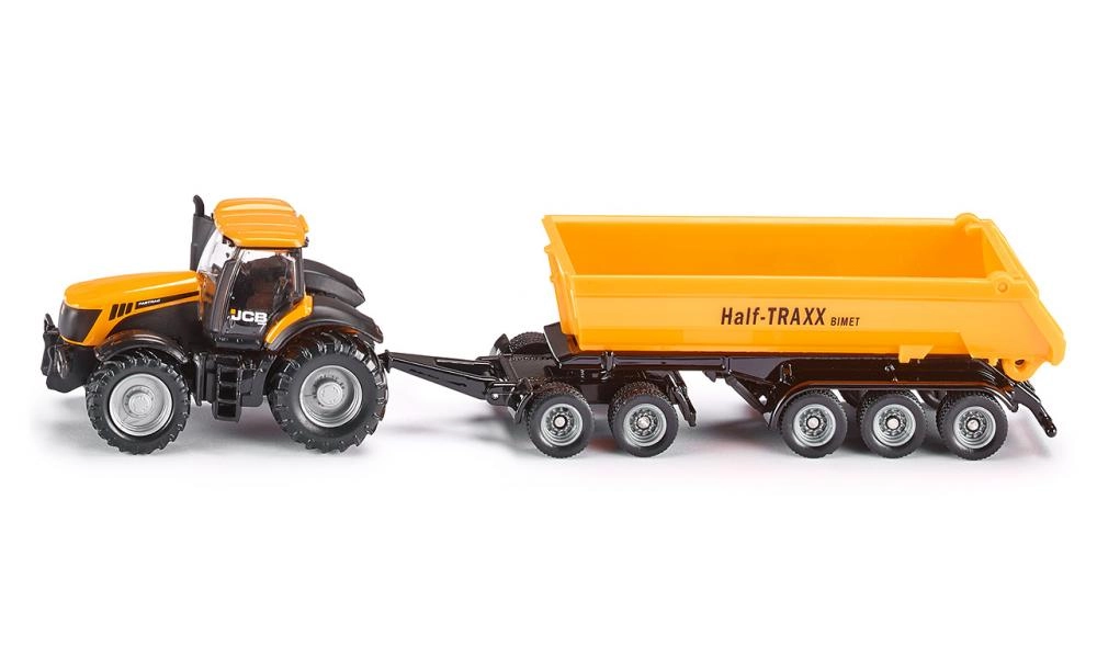 SIKU Farmer - Traktor se sklápěcím přívěsem 