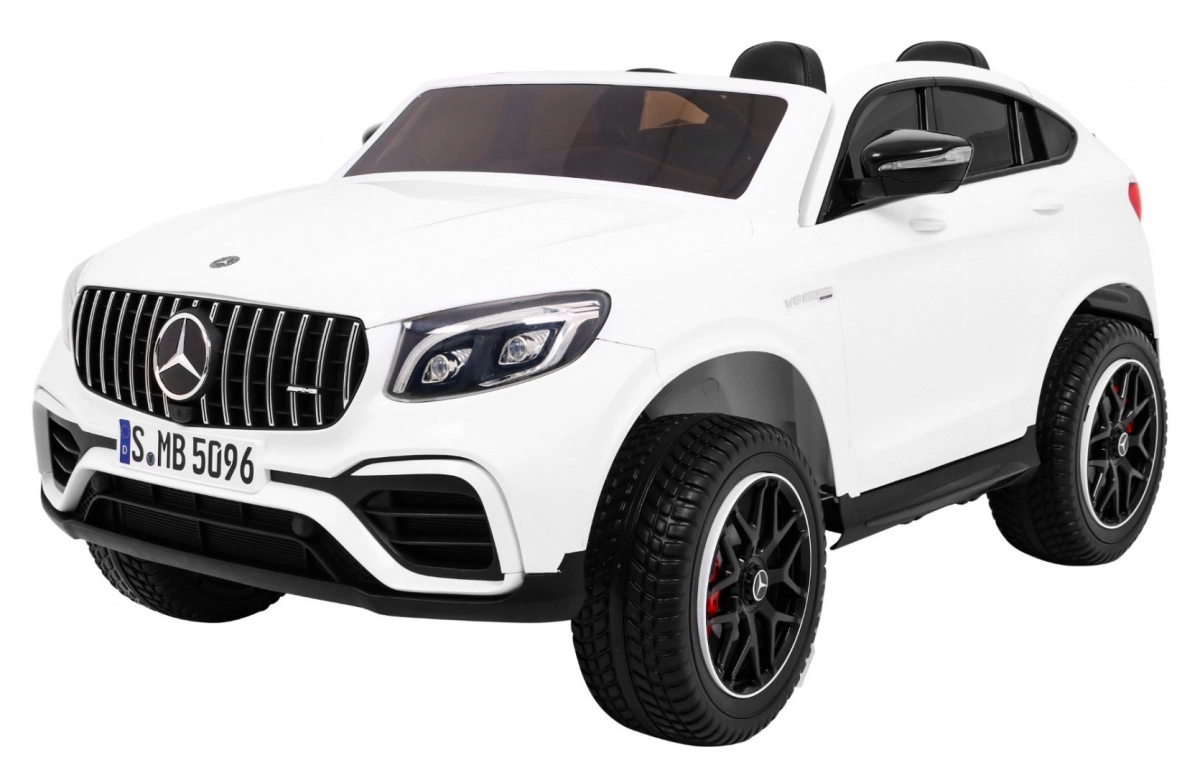 Levně Elektrické auto pro děti MERCEDES GLC 63S 4x4 – Bílá