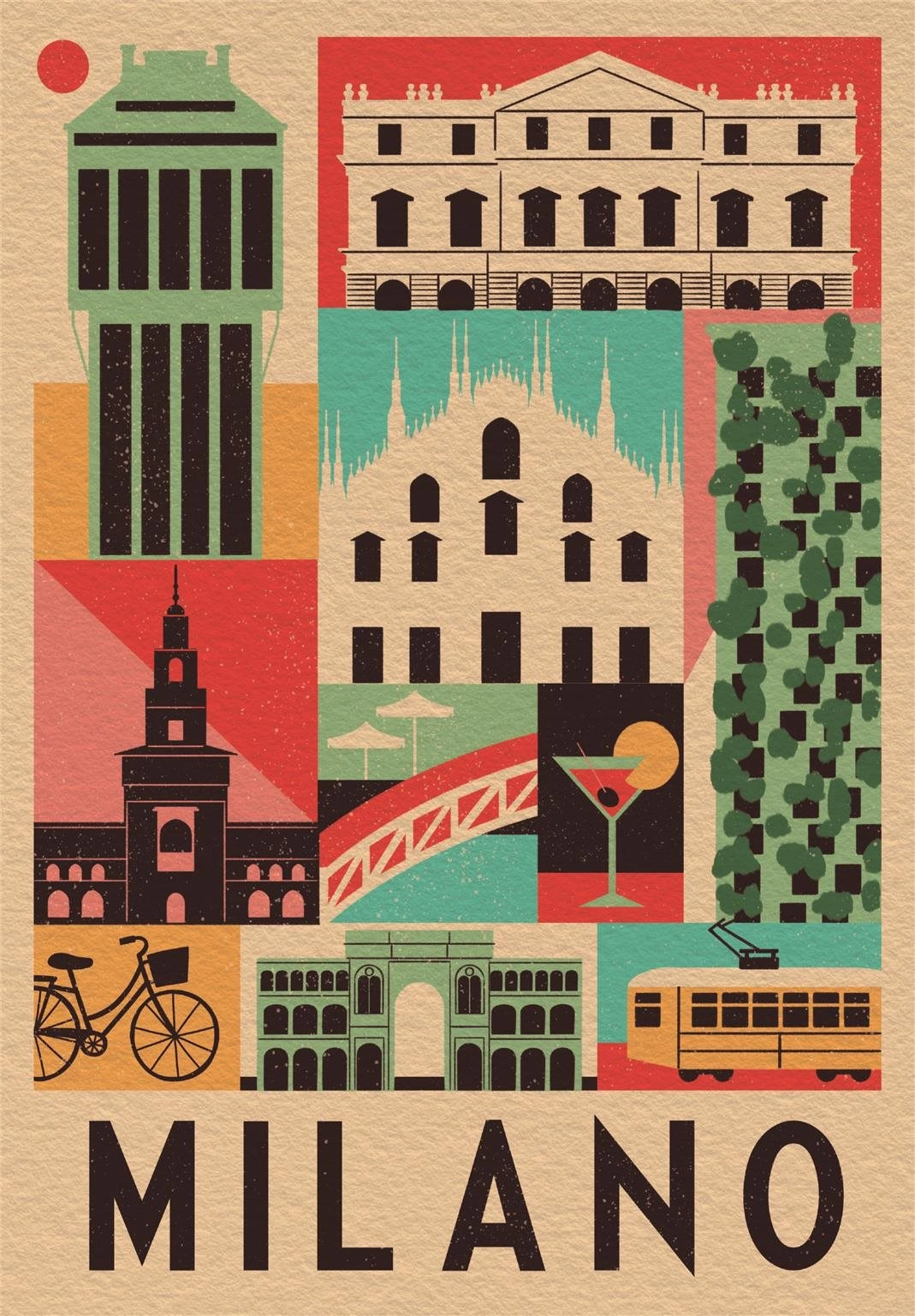 Levně Puzzle 1000 dílků Style in the City Milano – CLEMENTONI