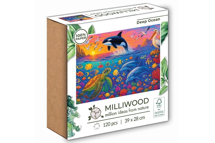 Milliwood dětské puzzle Deep ocean 120 dílků