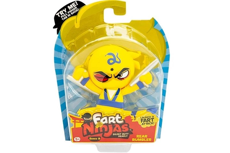 Fart Ninjas figurka se zvukem Rear Rumbler
