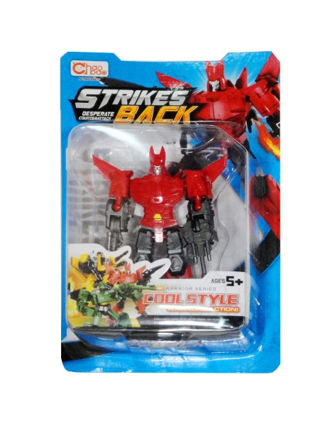 Plastikový transformující robot pro děti