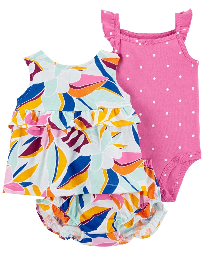 Carter's 3dílný set pro miminko multi floral