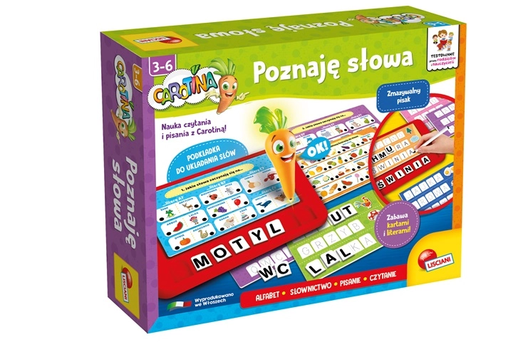 Lisciani Carotina poznávám slova
