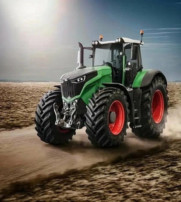 diamantové malování zelený traktor 30 × 40 cm