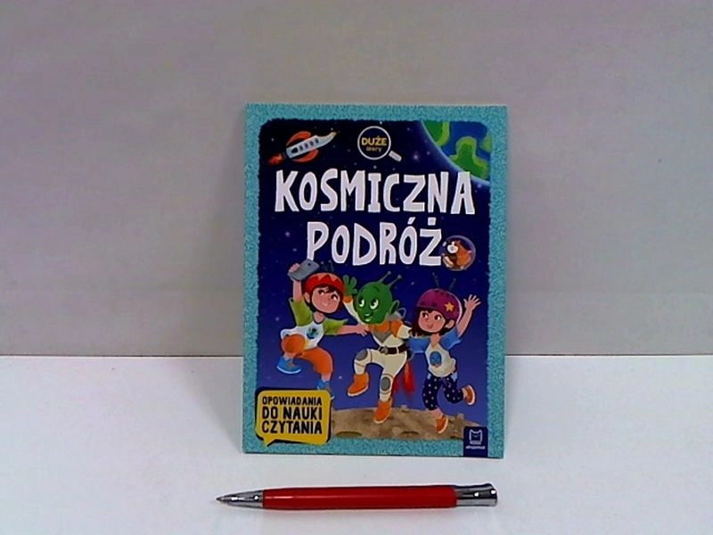 Kosmiczna podróż – dětská kniha pro nácvik čtení (velká písmena)