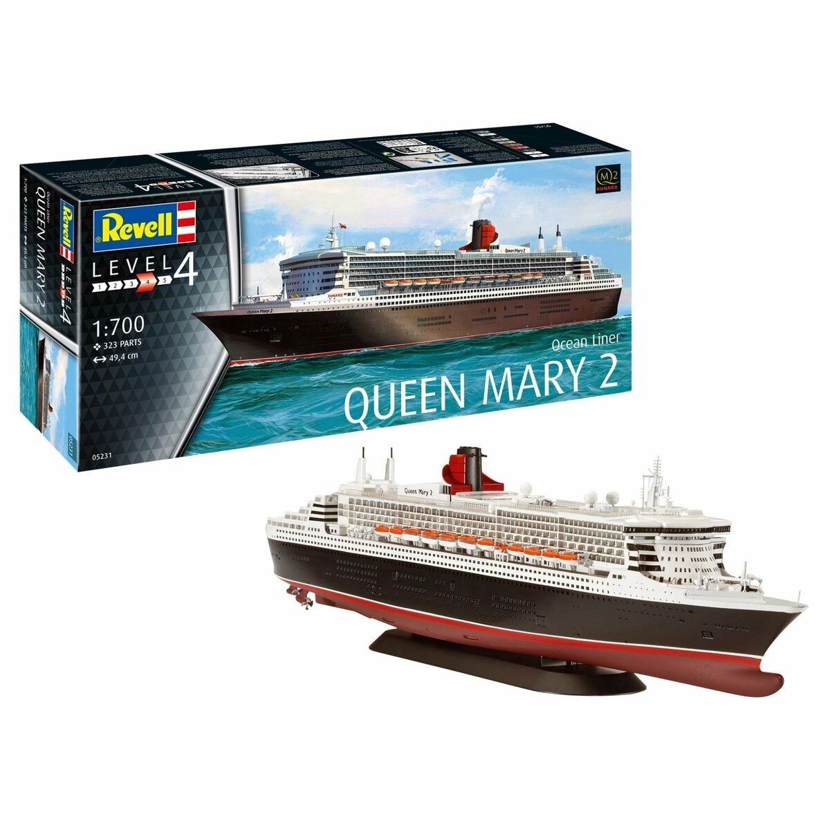 Plastikový model lodi Queen Mary 2 1:700
