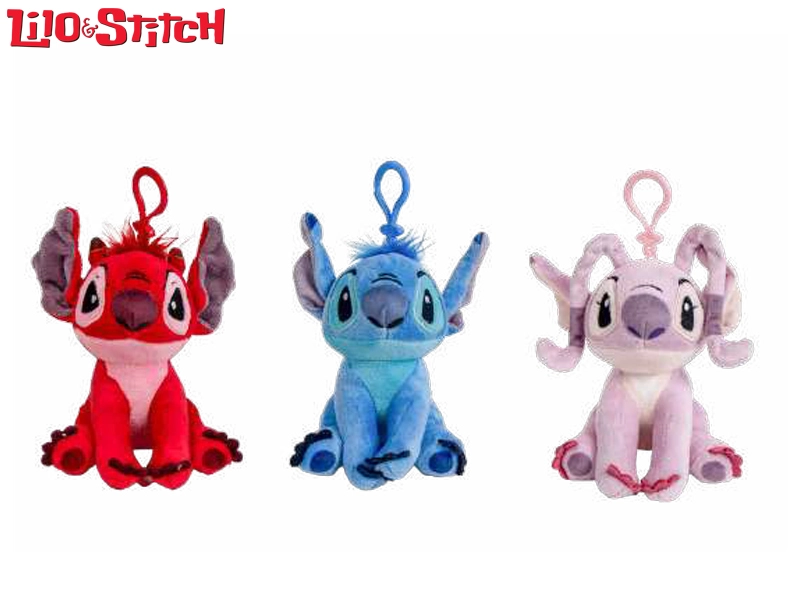 Disney Lilo & Stitch plyšový přívěsek na klíče 12 cm (3 druhy)