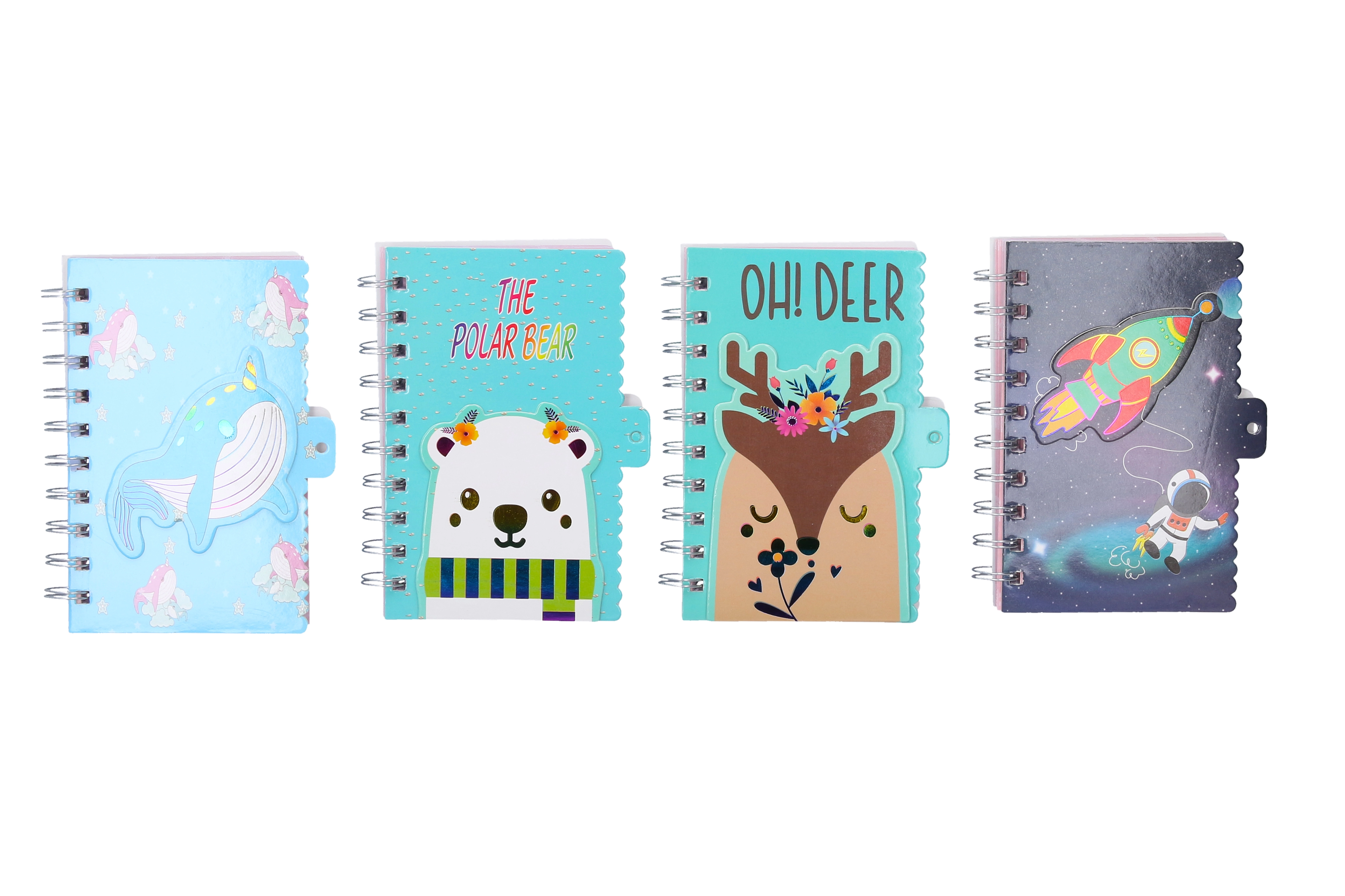 OEM Notes spirála linkovaný 9x14 cm, 60 stran - MIX