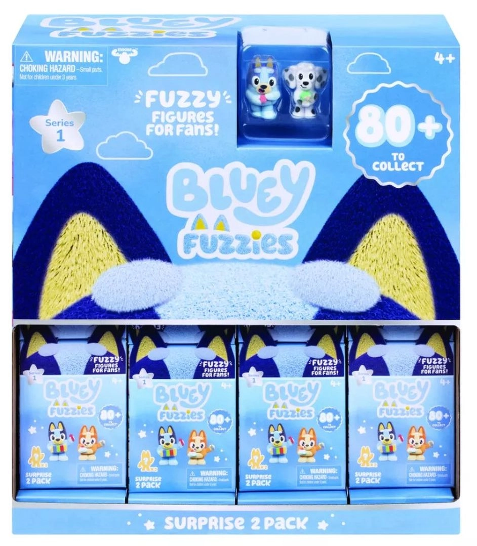 Bluey Fuzzies sběratelské figurky 2 ks, série 15