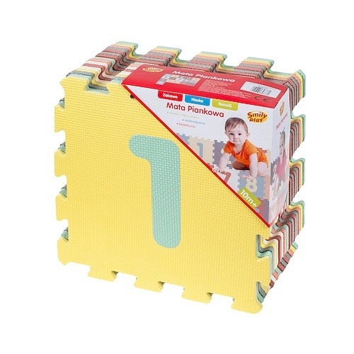 Pěnová podložka – pastelové číslice