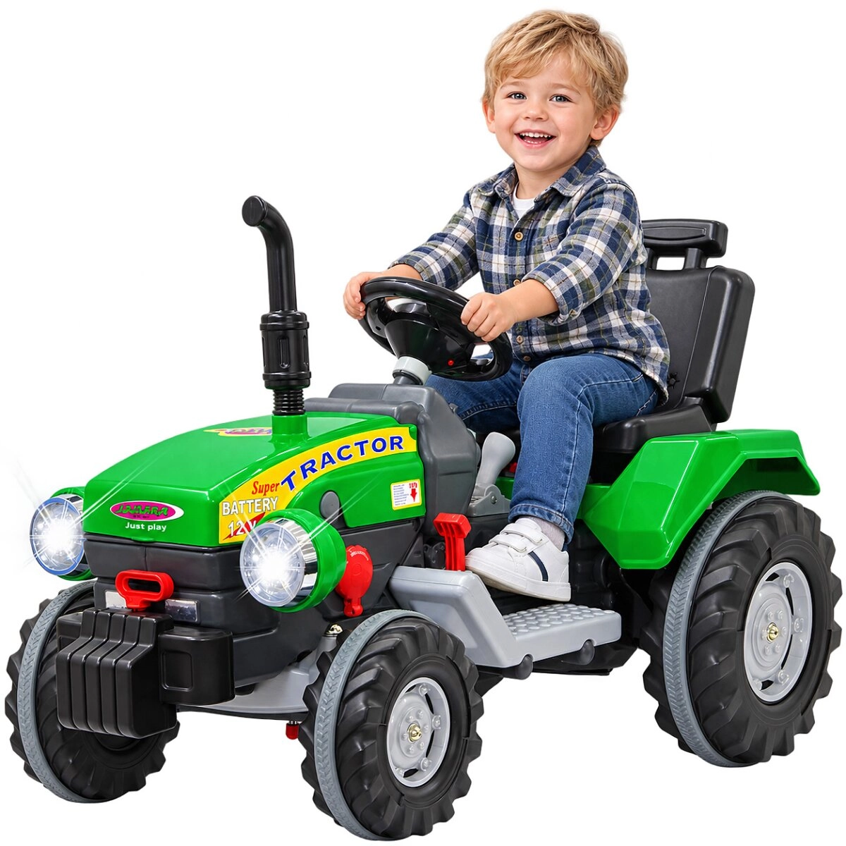 Dětský elektrický traktor JAMARA Power Drag zelený 12 V