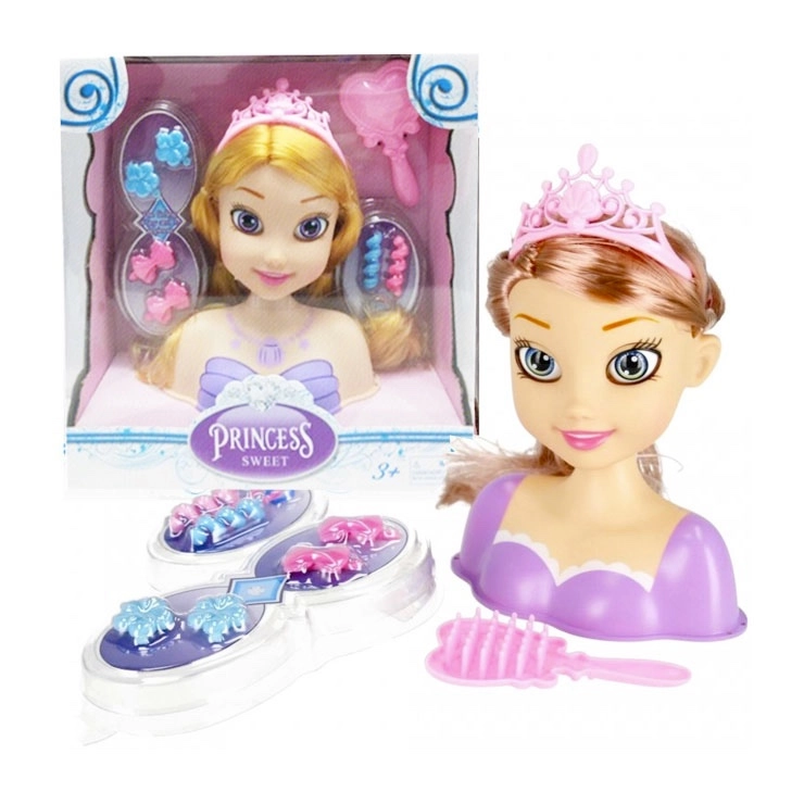 hlava na česání pro princezny nella blond