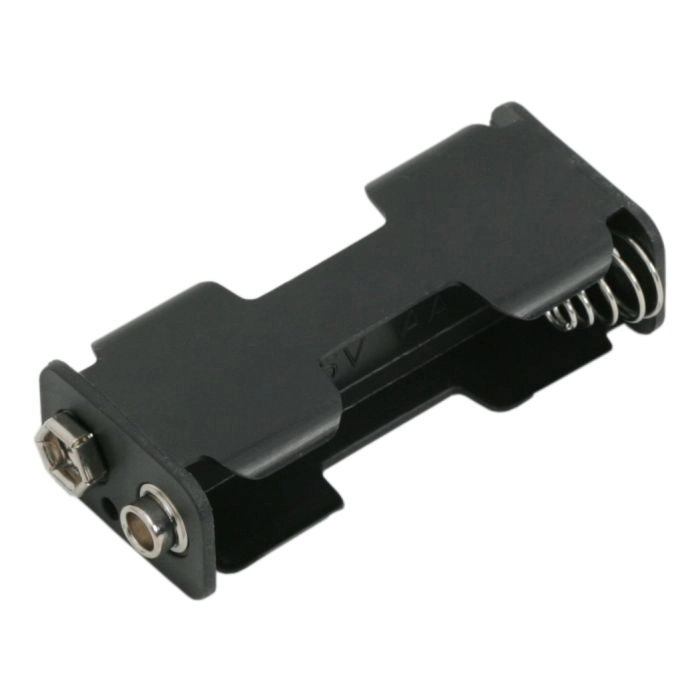 Držák baterií pro 2 AA s 9V konektorem