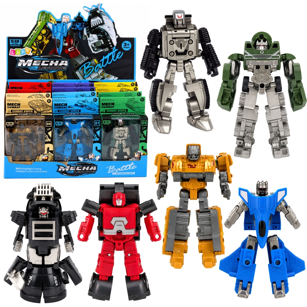 Robot 2v1 transformující se na vojenské vozidlo